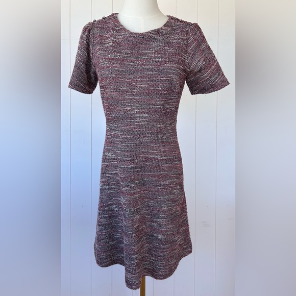 Loft Petites Women’s Boucle 60’s Style Dress A-Line Size 6P - Picture 1 of 13